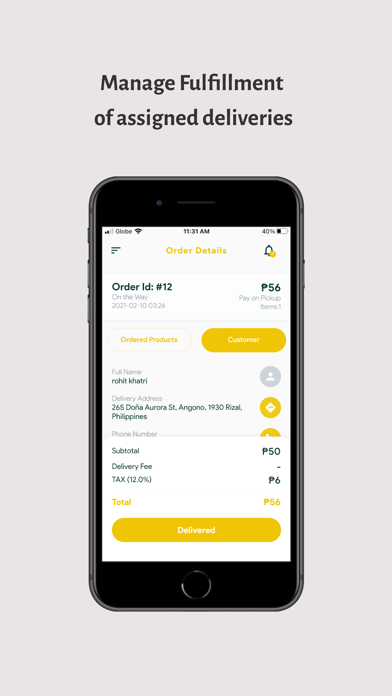 Knocknock Delivery Rider Screenshot