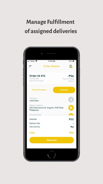 Knocknock Delivery Rider