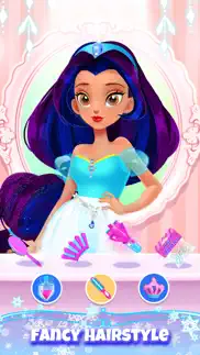 princess hair salon girl games iphone screenshot 1