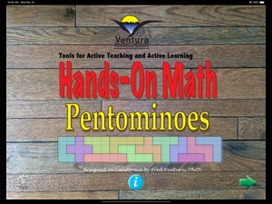 Hands-On Math Pentominoes screenshot #1 for iPad