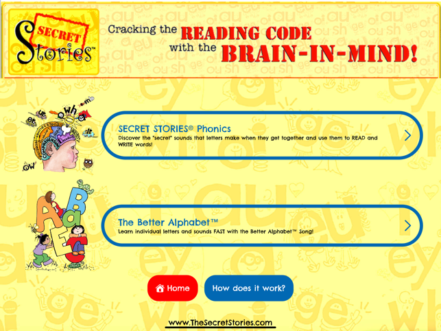 Secret Stories Phonics Reading Screenshot