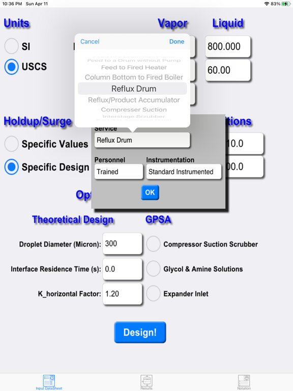 Screenshot #5 pour Two Phase Separator