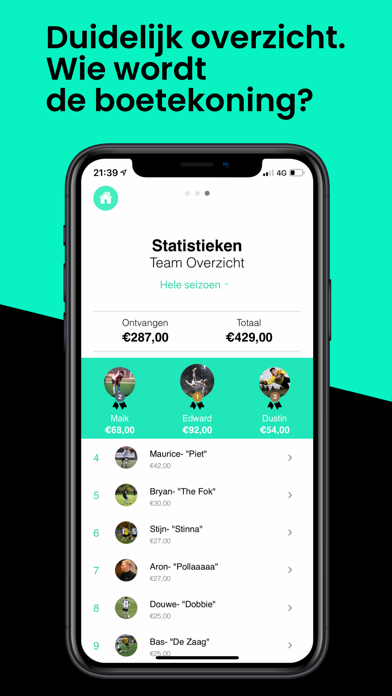 De Boetepot iPhone app afbeelding 5