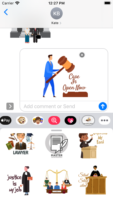 Advocate Lawyer Stickers Screenshot