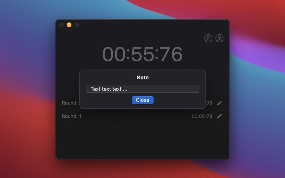 #3. Tempus: Stopwatch (macOS) 来自: Fredrik Blank