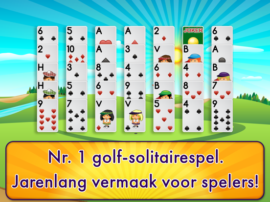 Golf Solitaire Pro iPad app afbeelding 1