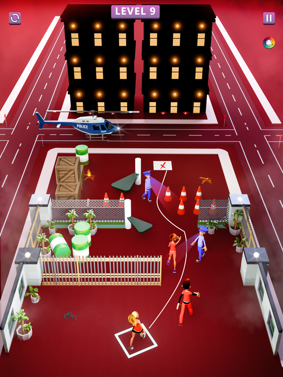 Screenshot #6 pour Battre flics Prison Escape 3D
