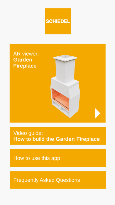 AR Outdoor Fireplace Designer Screenshot