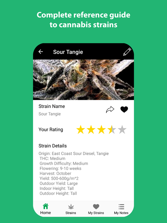 Screenshot #6 pour WeedPro: Cannabis Strain Guide