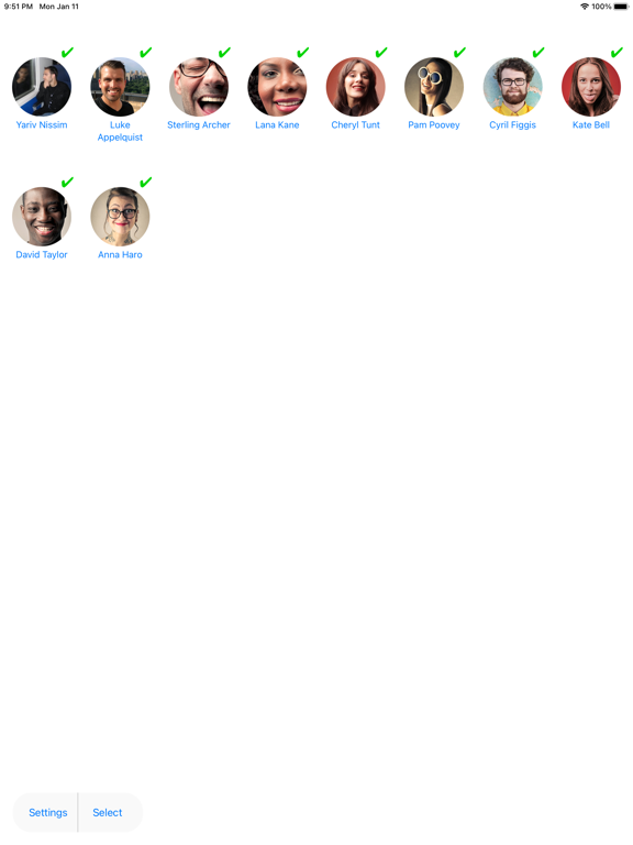 Screenshot #4 pour Contact Faces