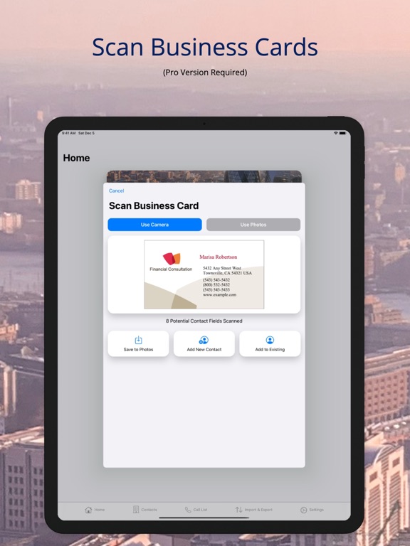 Screenshot #6 pour Business Contacts
