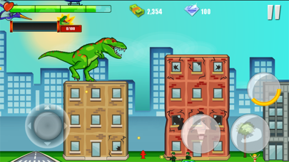 Screenshot #1 pour Jurassic Dinosaur City Rampage