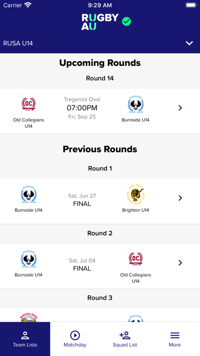 Rugby Match Day Screenshot