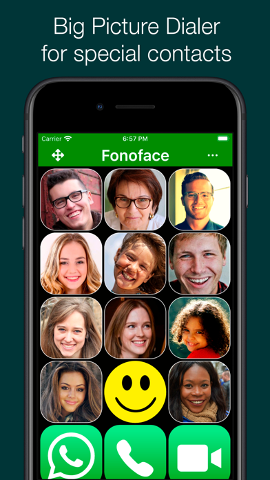 Fonoface: Big Dialer and Phone Screenshot