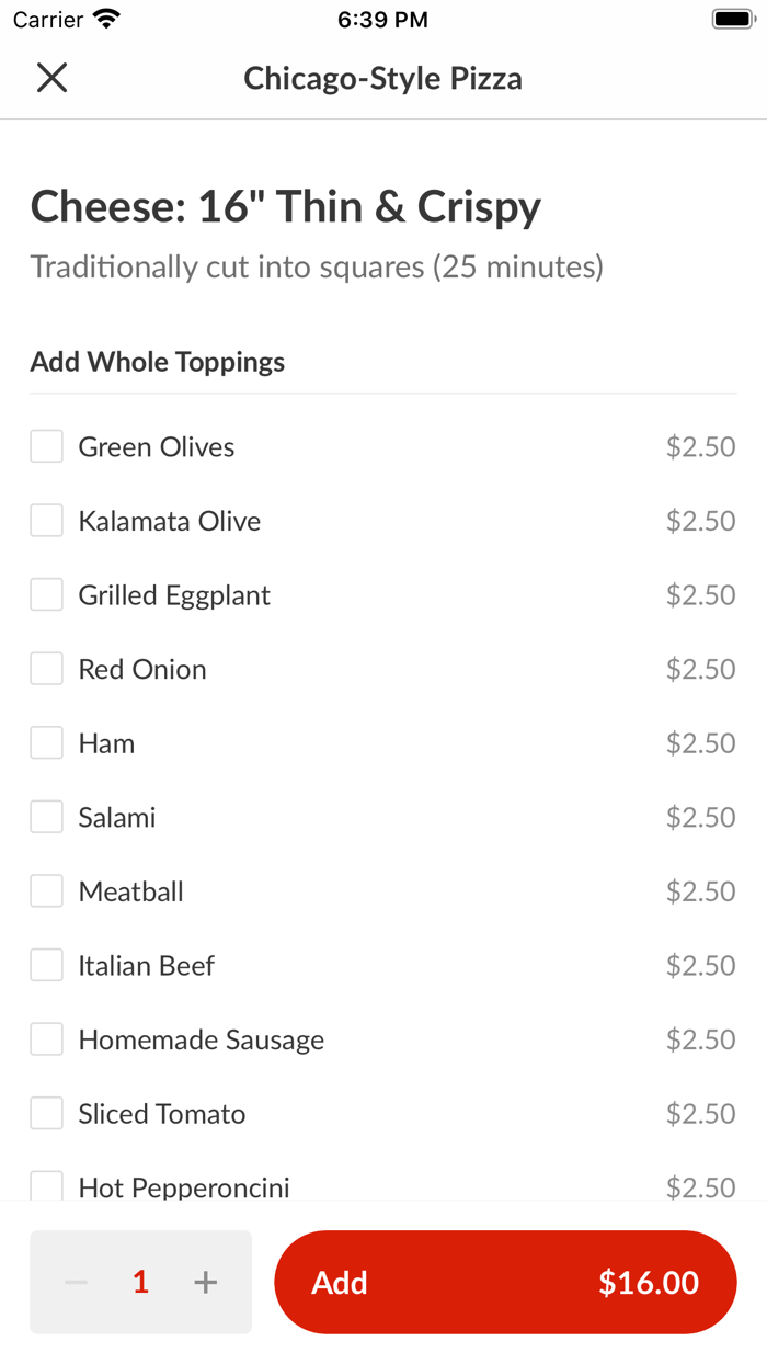 Leftys Chicago Pizzeria