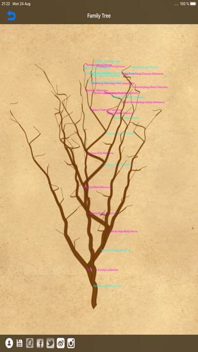 Genealogical trees of families Screenshot