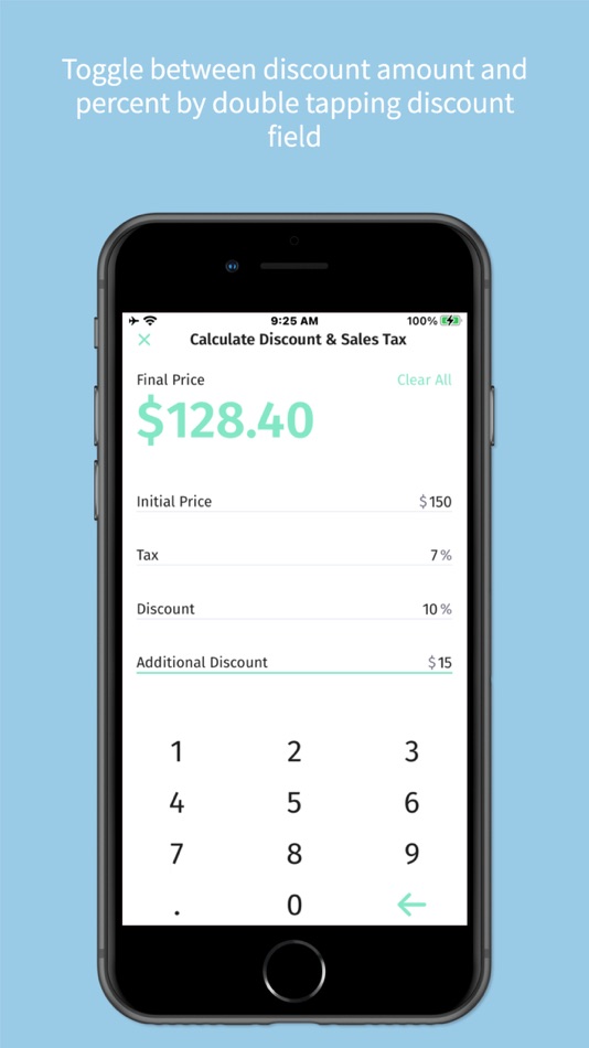 #5. Loan,Mortgage ,Tip Calculator (iOS) By: Blue Sodium Corp
