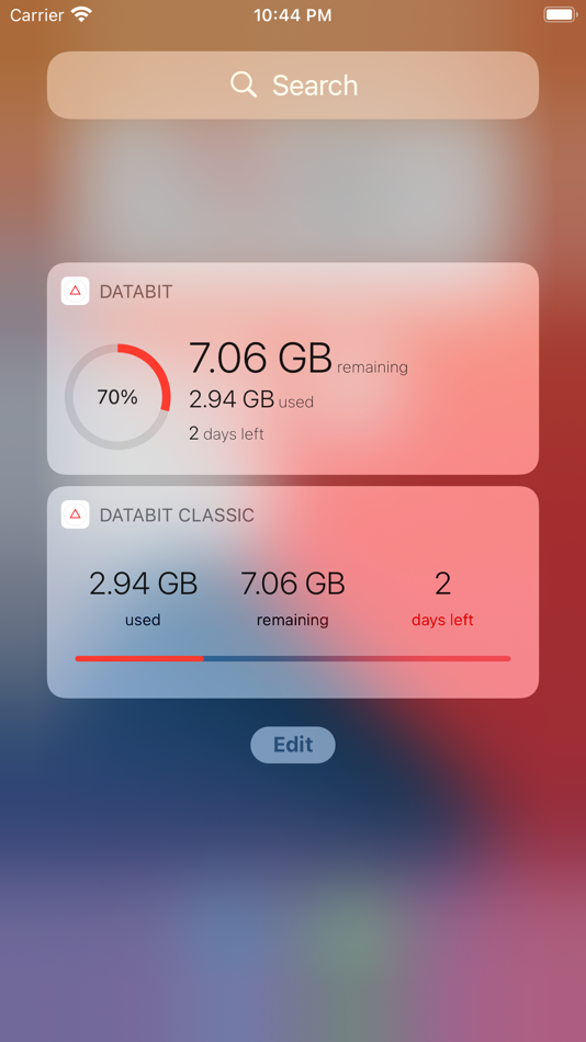 #5. Databit: Data usage manager (iOS) Podle: Jorge Cozain