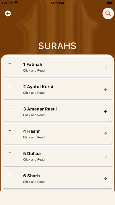 Audio Namaz Surahs Prayers Screenshot