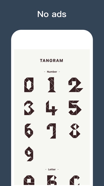 Tangram - Cognitive puzzle