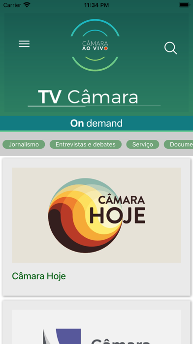 Câmara ao Vivo Screenshot