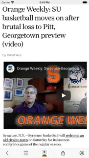 orange basketball news iphone screenshot 2