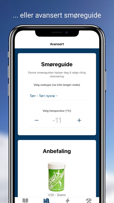 Skismøring - grad for grad Screenshot