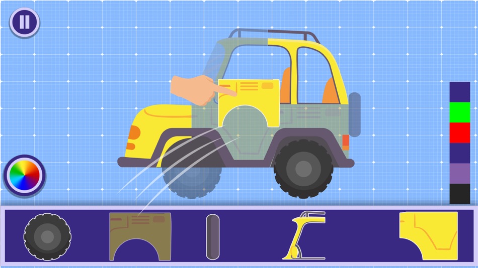 #1. Design Bricks Car: Jumping Sim (iOS) 由: Farjad Adnan