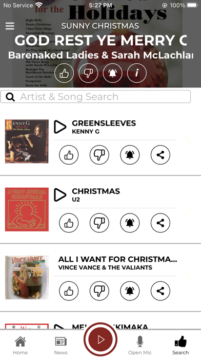Sunny Christmas Music Screenshot
