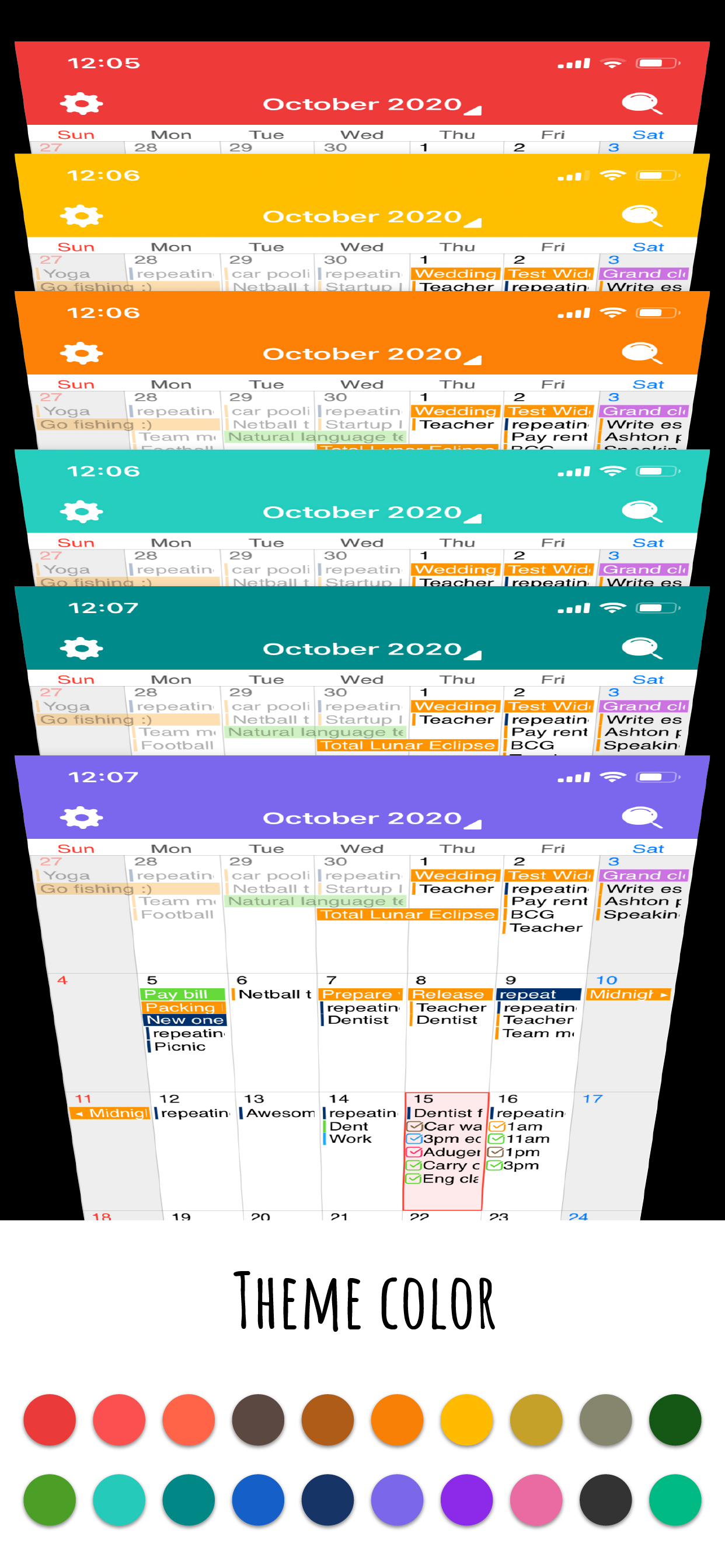 WidgetCal-Calendar Widget