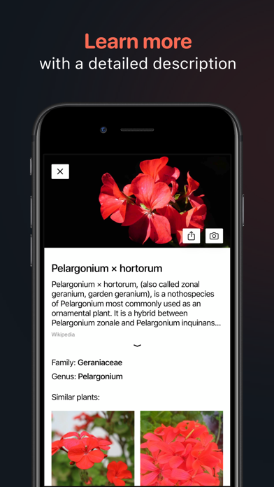 Plant Identifier: Snap scanner Screenshot