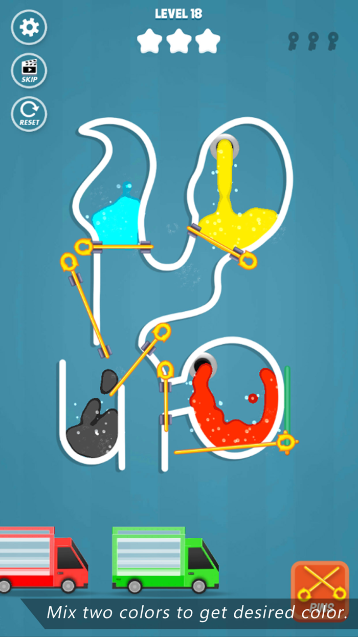 Color Fall - Fill Stacks