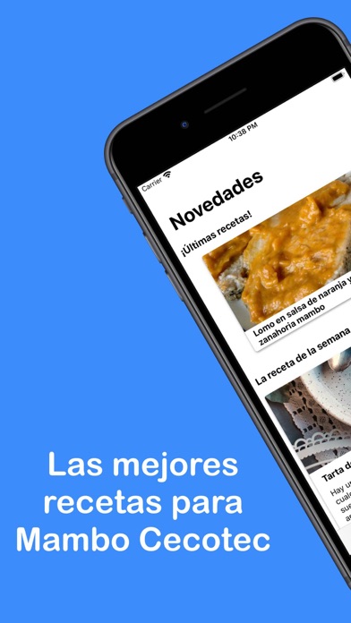Recetas Mambo Cecotec Español Screenshot