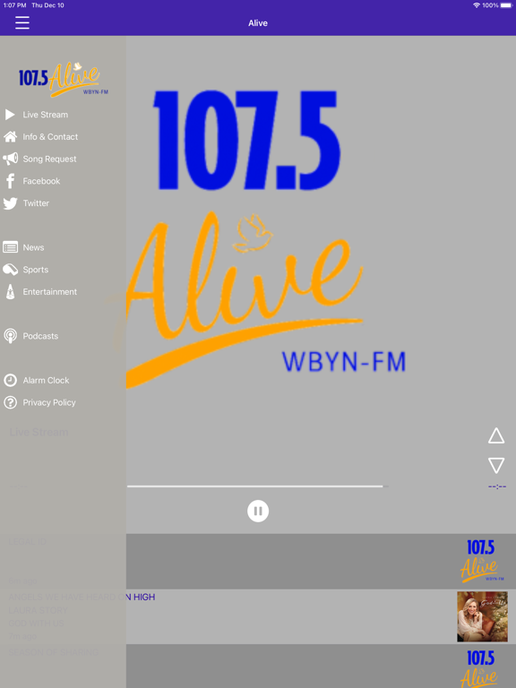 107.5 Alive screenshot 2