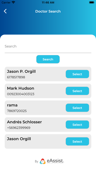 eAssist Teledentistry Screenshot