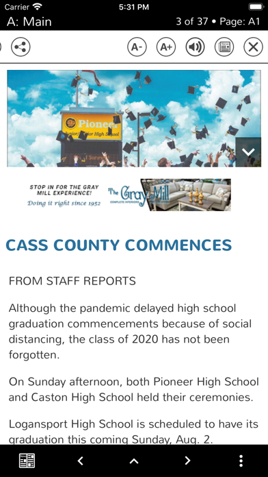 Pharos-Tribune- Logansport, IN Screenshot