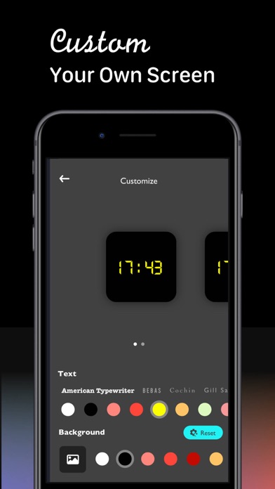 Screenshot #2 pour Art Clock Widget-Edit screen