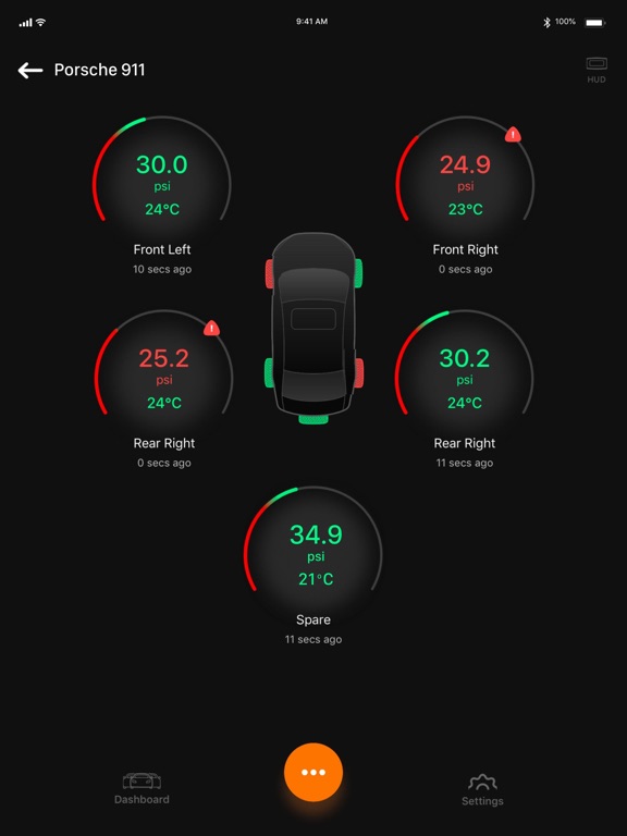 Screenshot #5 pour SensAiry - Bluetooth LE TPMS