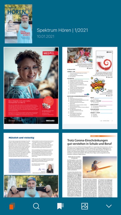 Spektrum-Hören Magazin Screenshot