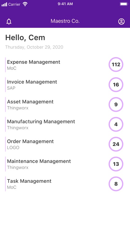 Maestro - Business Process App