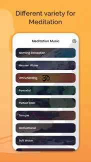 meditation music - yoga iphone screenshot 2
