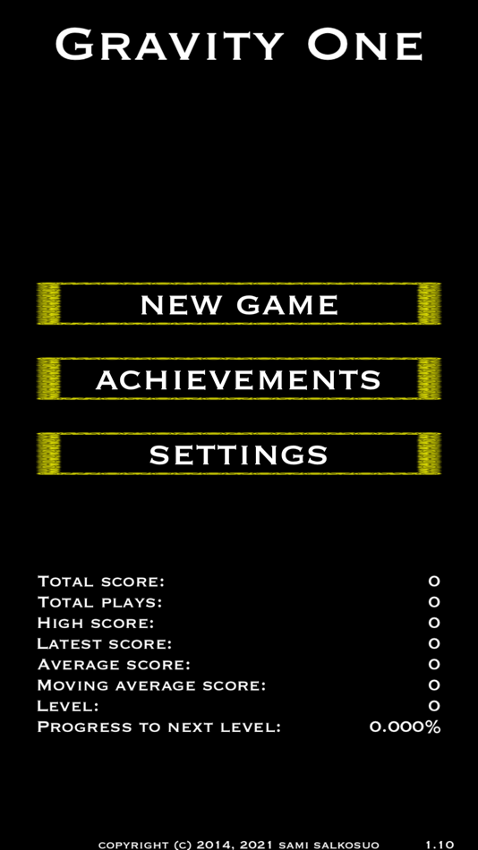 #3. Gravity One (iOS) 由: Sami Salkosuo