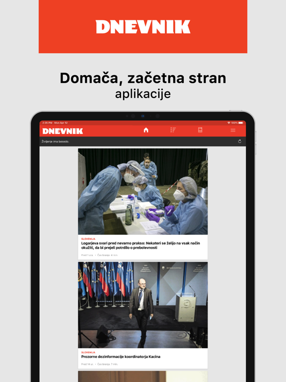 Screenshot #4 pour Časnik Dnevnik