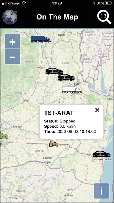 Nexus GPS Tracking Screenshot