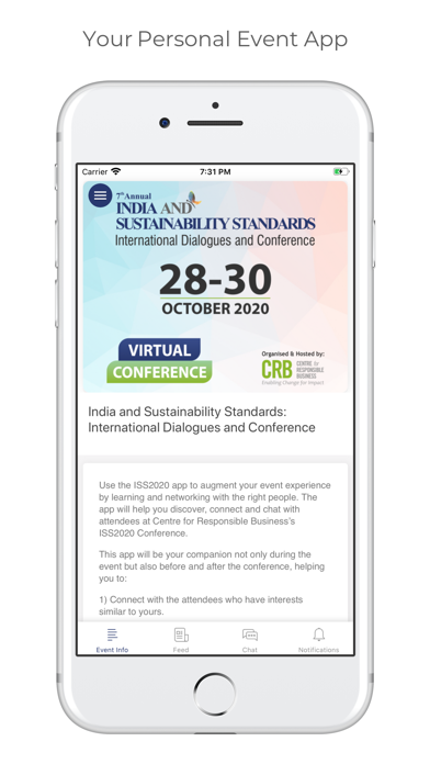 Screenshot #2 pour CRB’s ISS2020 Event App