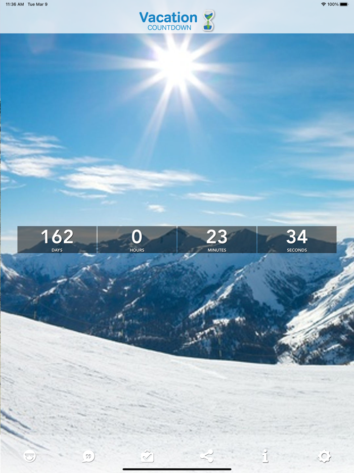 Vacation Countdown App