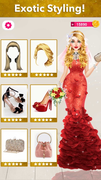 Bride Wedding Fashion Dressup