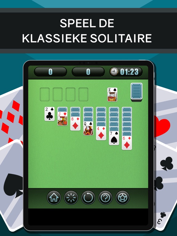 Solitaire - Het Kaartspel - App voor iPhone, iPad en iPod touch - AppWereld