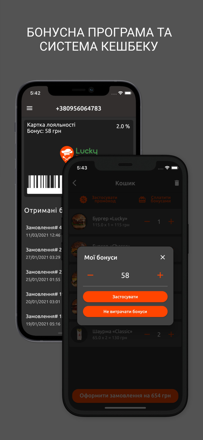 Лакі Фуд - доставка їжі