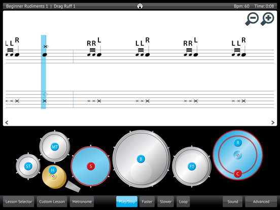 Screenshot #4 pour Drums Lessons & Learn